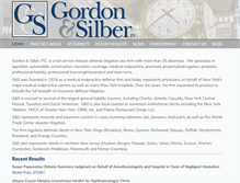 Tablet Screenshot of gordon-silber.com